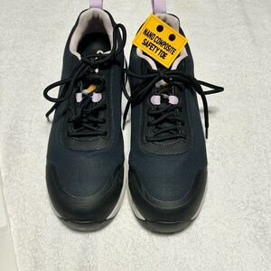 Carhartt Force 2 Nano Toe women’s work sneaker Black/Amethyst trim NWOB Size 7